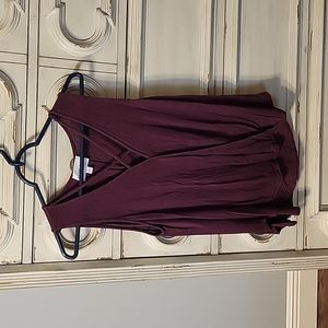 Maroon tank top